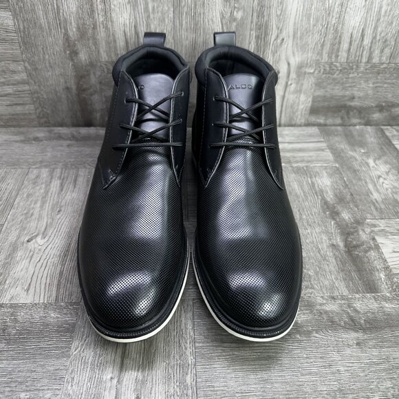 Aldo Rogerio Chukka Men's size 13 Black Ankle Boots - Picture 3 of 8